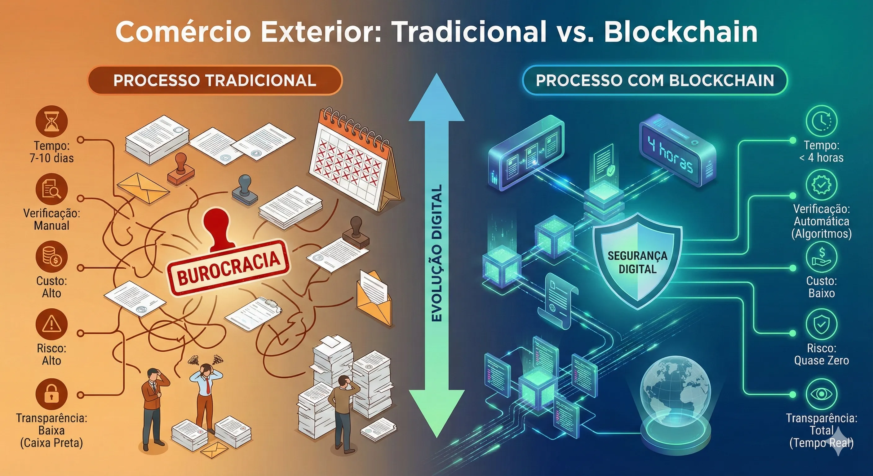 Blockchain no Comércio Exterior